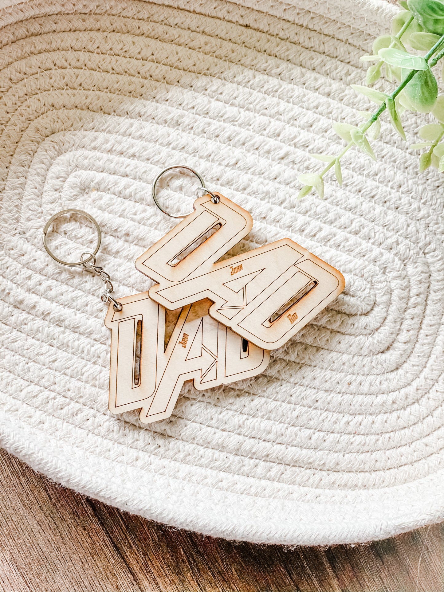 Personalized DAD Keychain with Kids Names | Father's Day Gift | Custom Dad Papa Grandpa Abuelo Key Chain