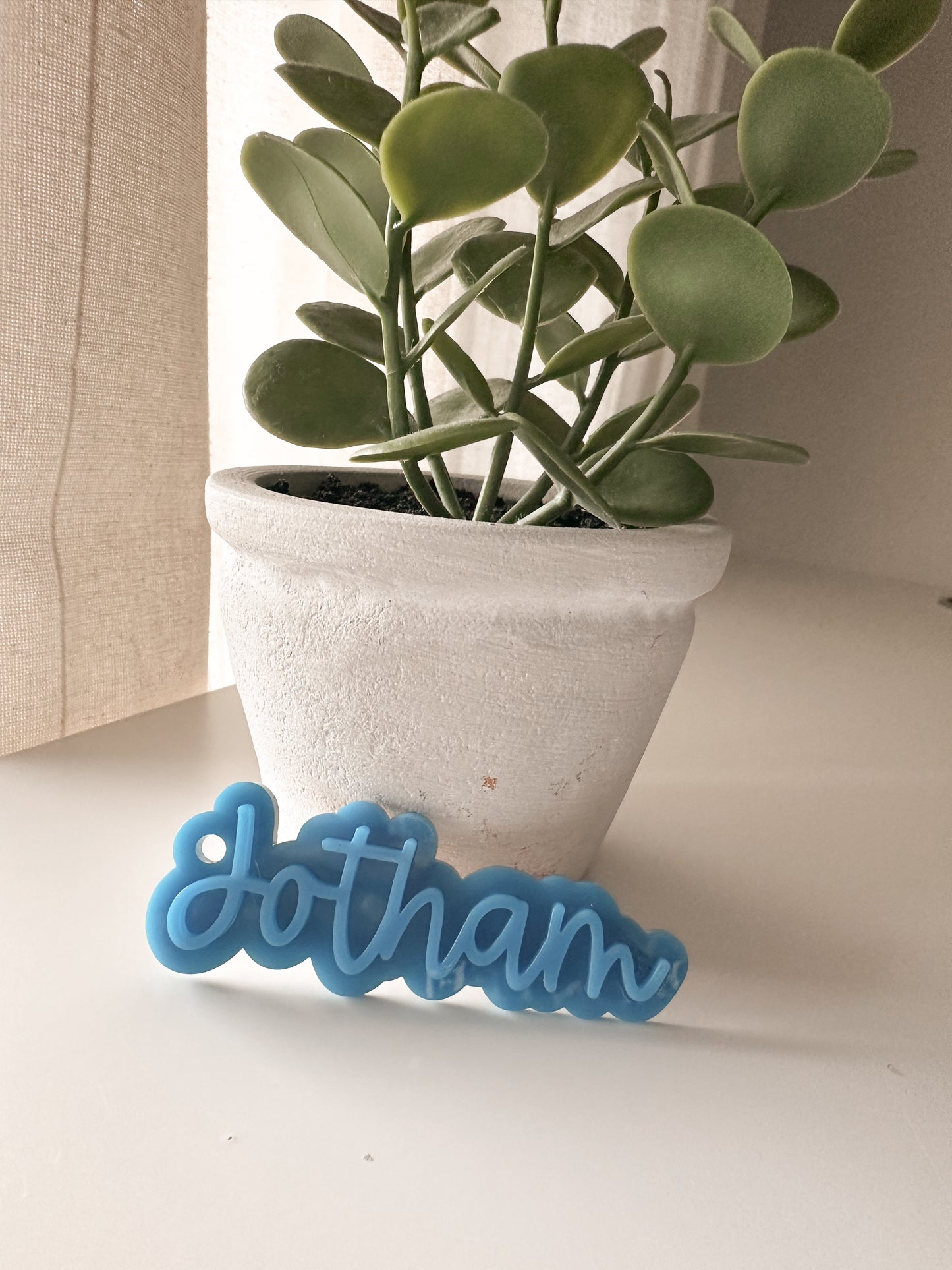Personalized name tag