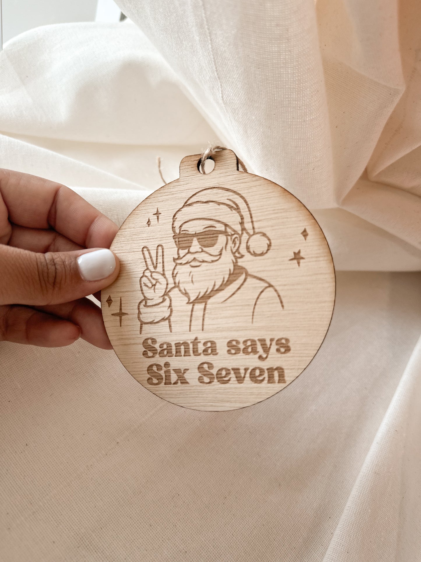 Santa Says 67 Christmas Ornament Fun Trendy Gift for Teens